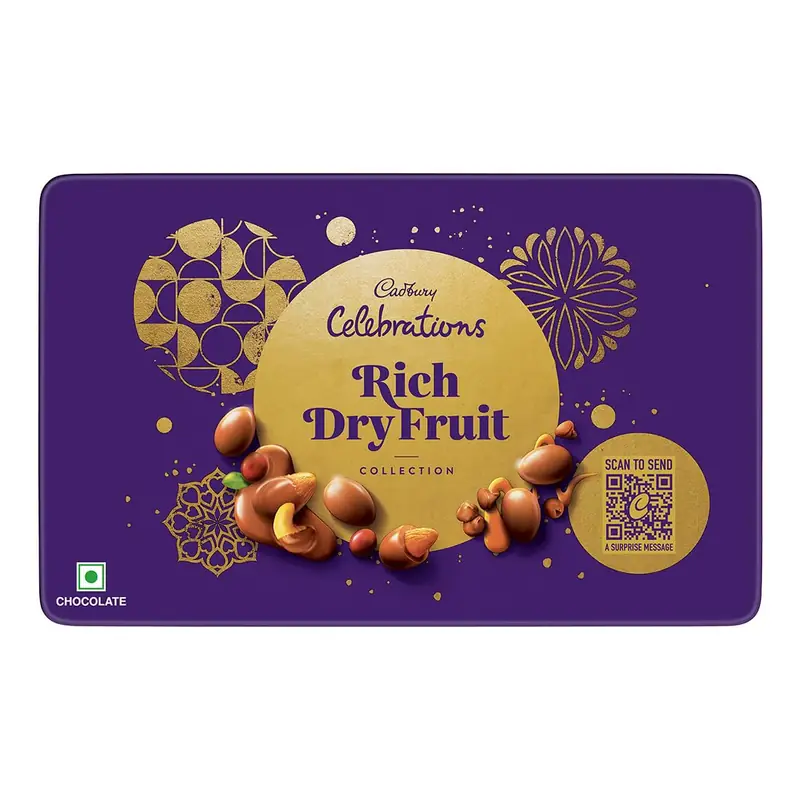 Big Pack - Cadbury Celebrations Premium Selections Chocolates Gift Pack 268 G & Happilo Natural Premium Californian Almonds, 200G, 468 Gram